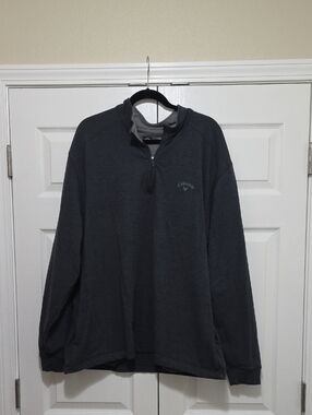 Callaway Charcoal Gray 1/4 Zip Pullover